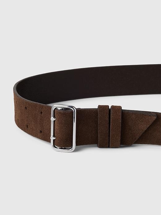 Suede Wide Belt Product Image
