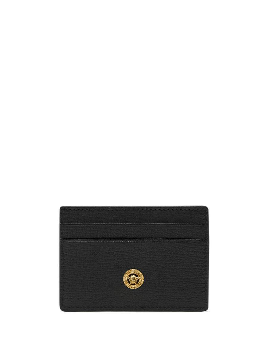 DOLCE & GABBANA Card Holder With Embossed Logo In Nero Product Image