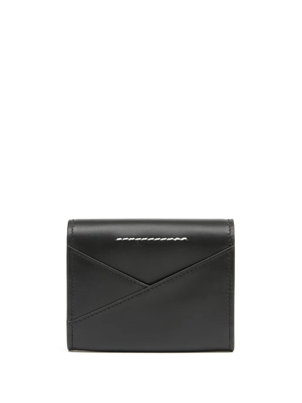 MM6 MAISON MARGIELA Black 6 Flap Wallet Product Image