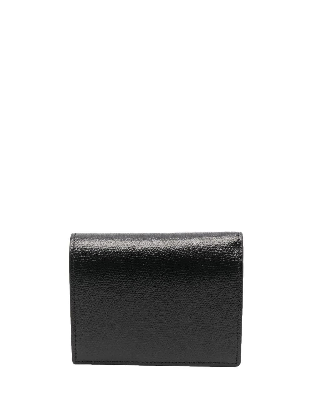 FURLA Camelia Leather Wallet In Black Product Image