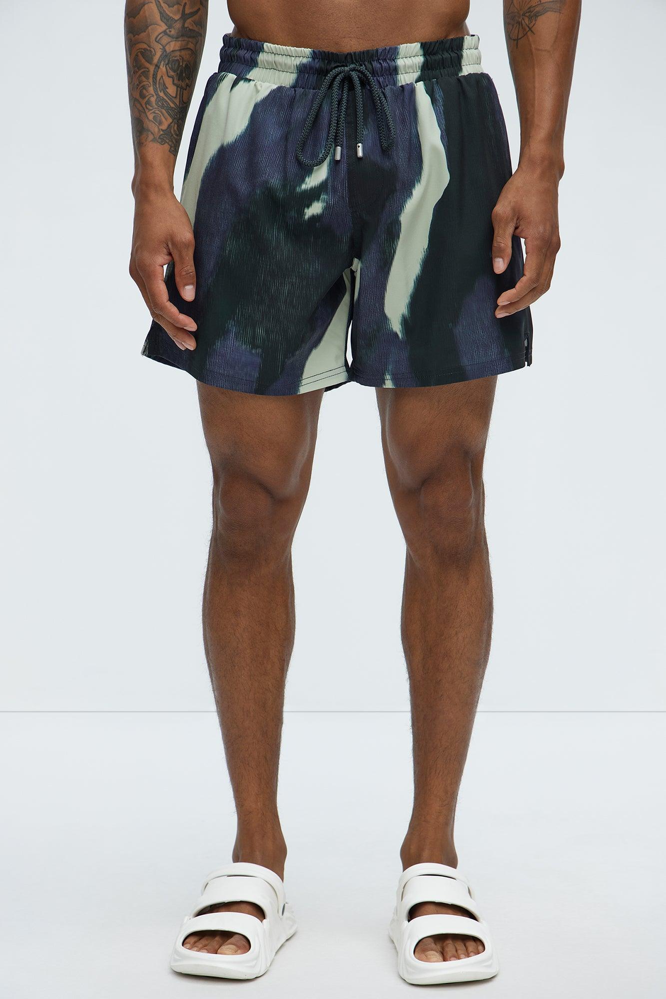 Abstract Vision Swim Mid Trunk - Multi Color Product Image
