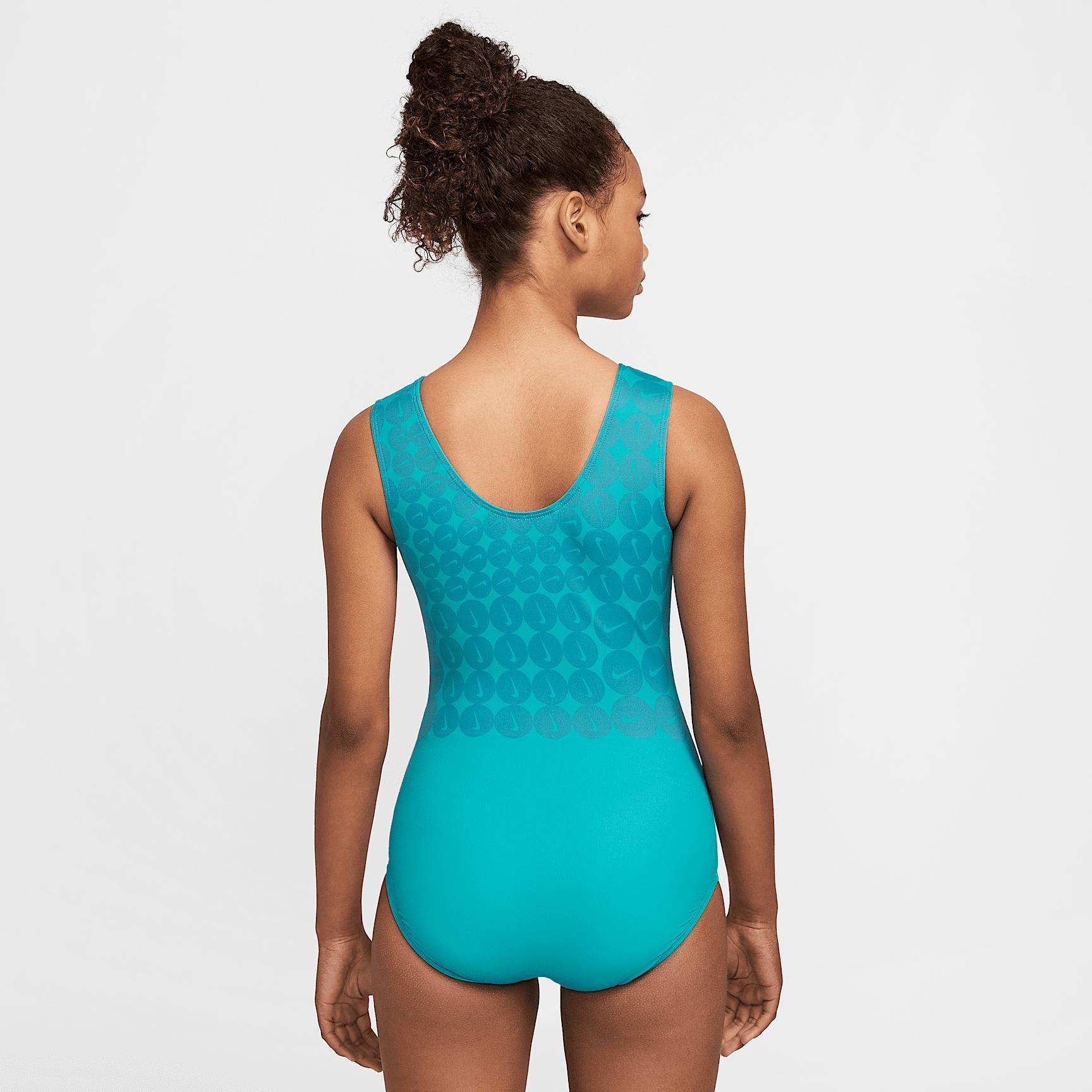 Nike Womens Gymnastics Swoosh Printed Performance Leotard | NKA019-072 Product Image