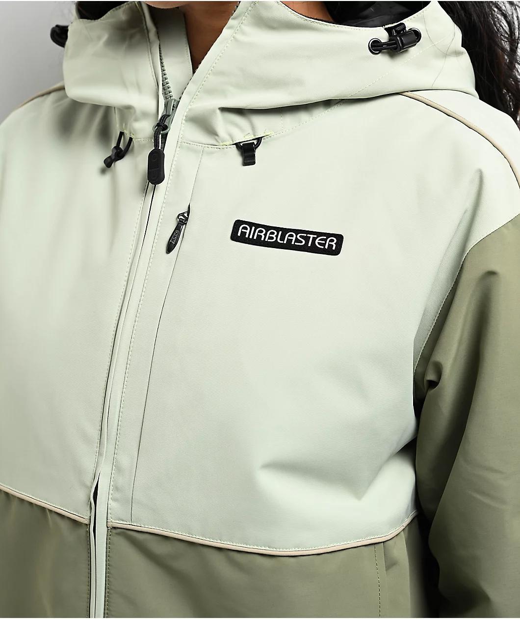 Airblaster Lady Revert Matcha 10K Snowboard Jacket Product Image