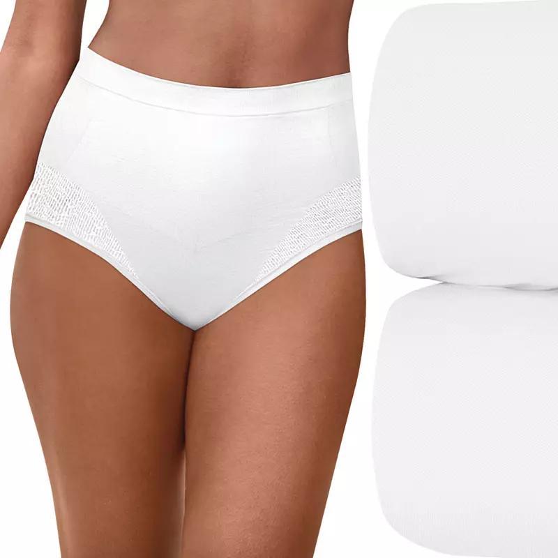 Bali Comfort Revolution 2-Pack Firm Control Brief Panty Set 0048, Women's,  Product Image