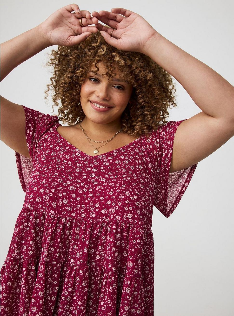 Flutter Sleeve Babydoll Top Product Image