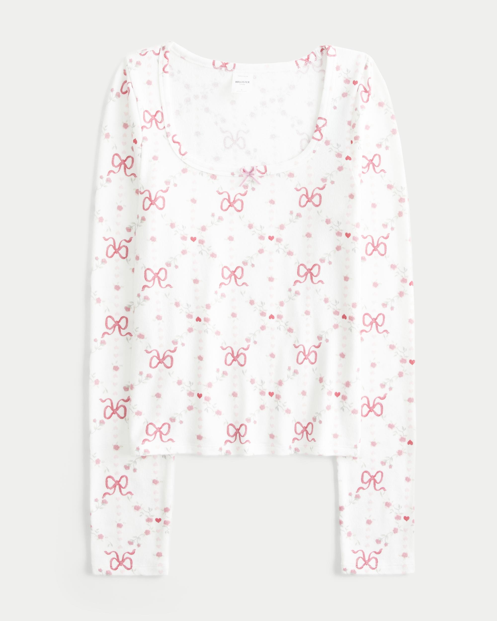 Cozy Long-Sleeve Scoop Top Product Image