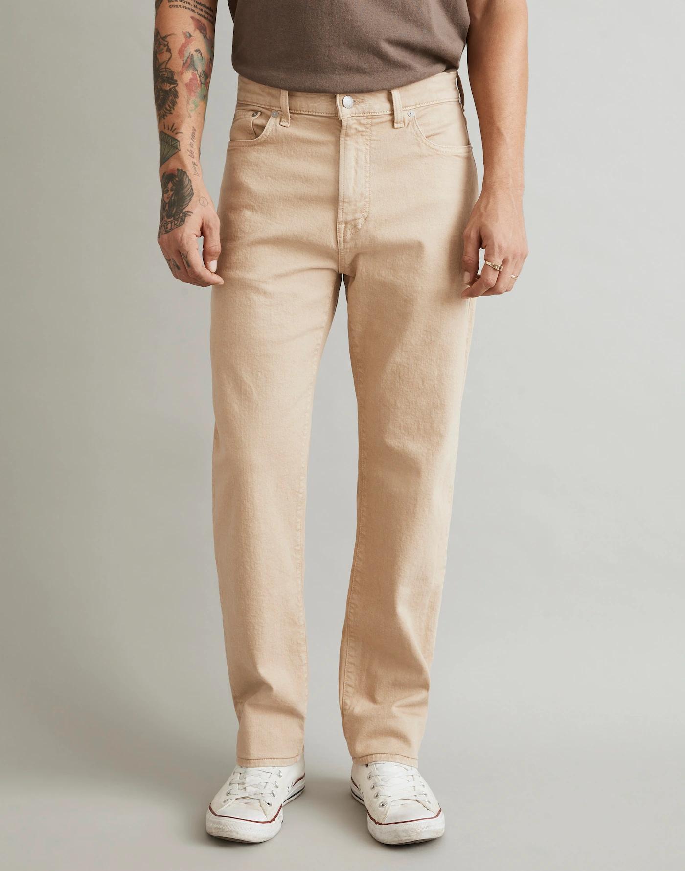 The 1991 Straight-Leg Jean in Matchstick Wash: Garment-Dyed Edition Product Image