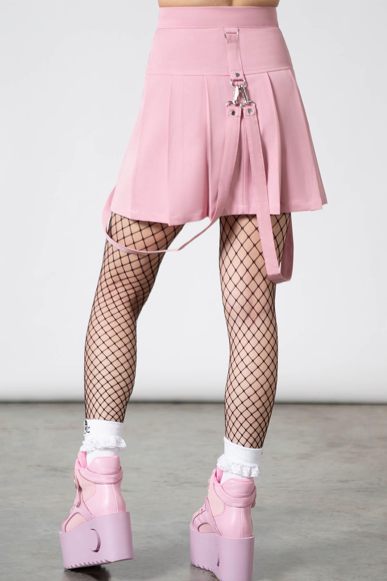 Blaire B*tch Mini Skirt [PASTEL PINK] Female Product Image