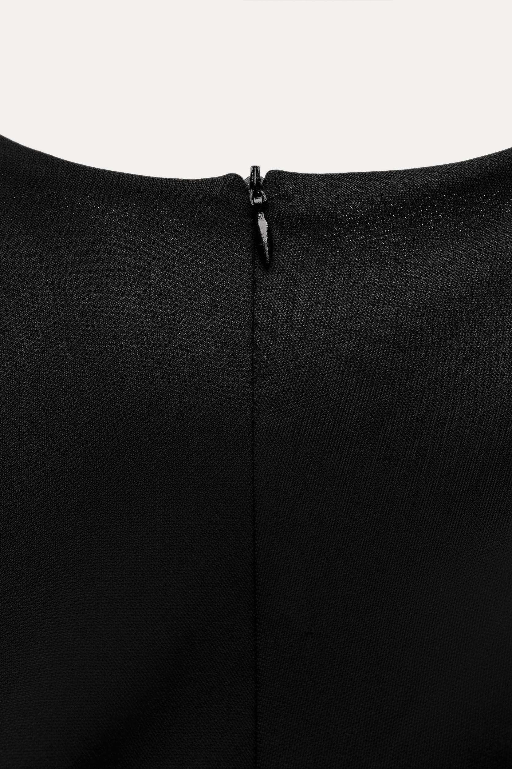 SHORT DRESS WITH RUCHING Product Image