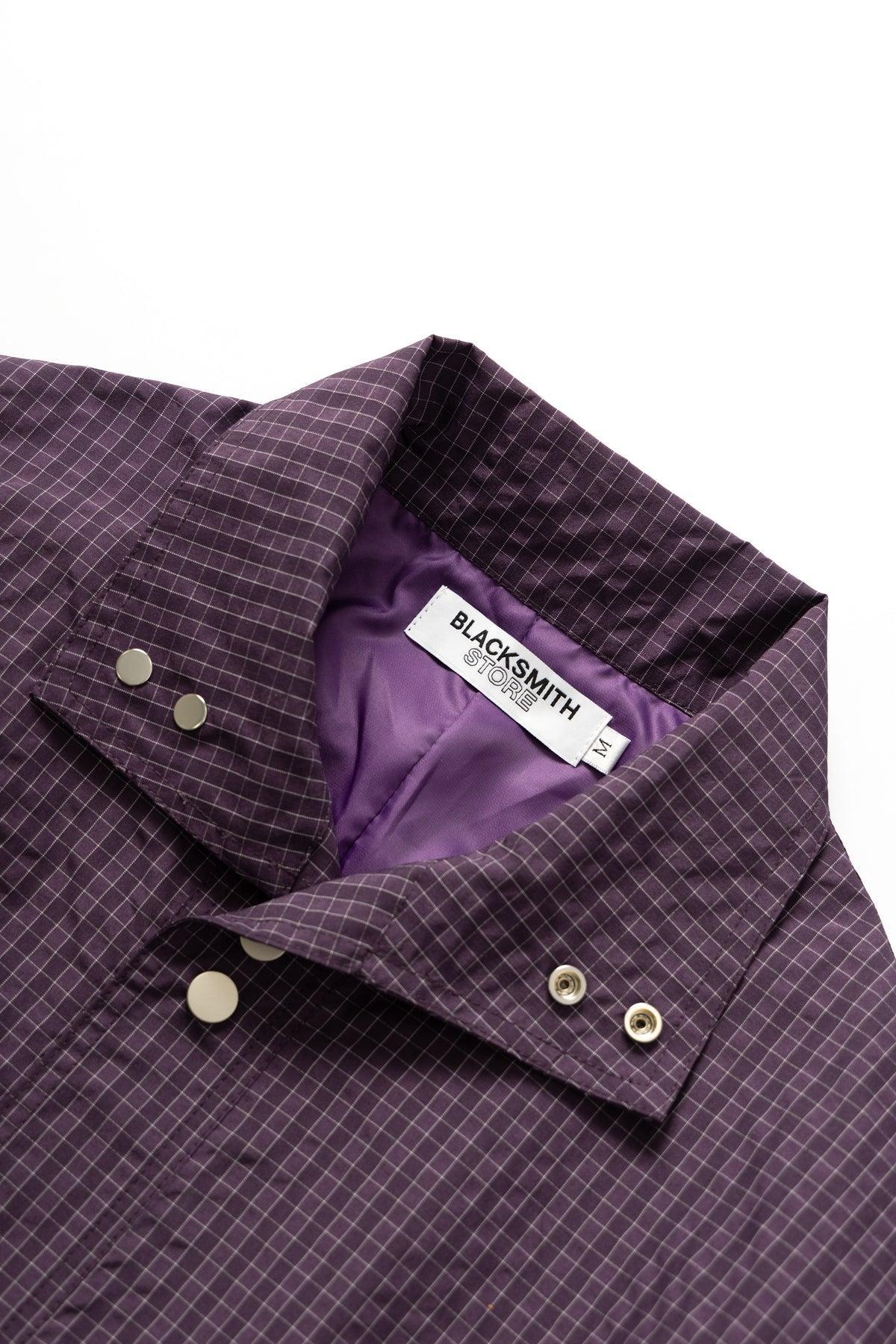 Blacksmith - Cropped Fairway Jacket - Purple Product Image
