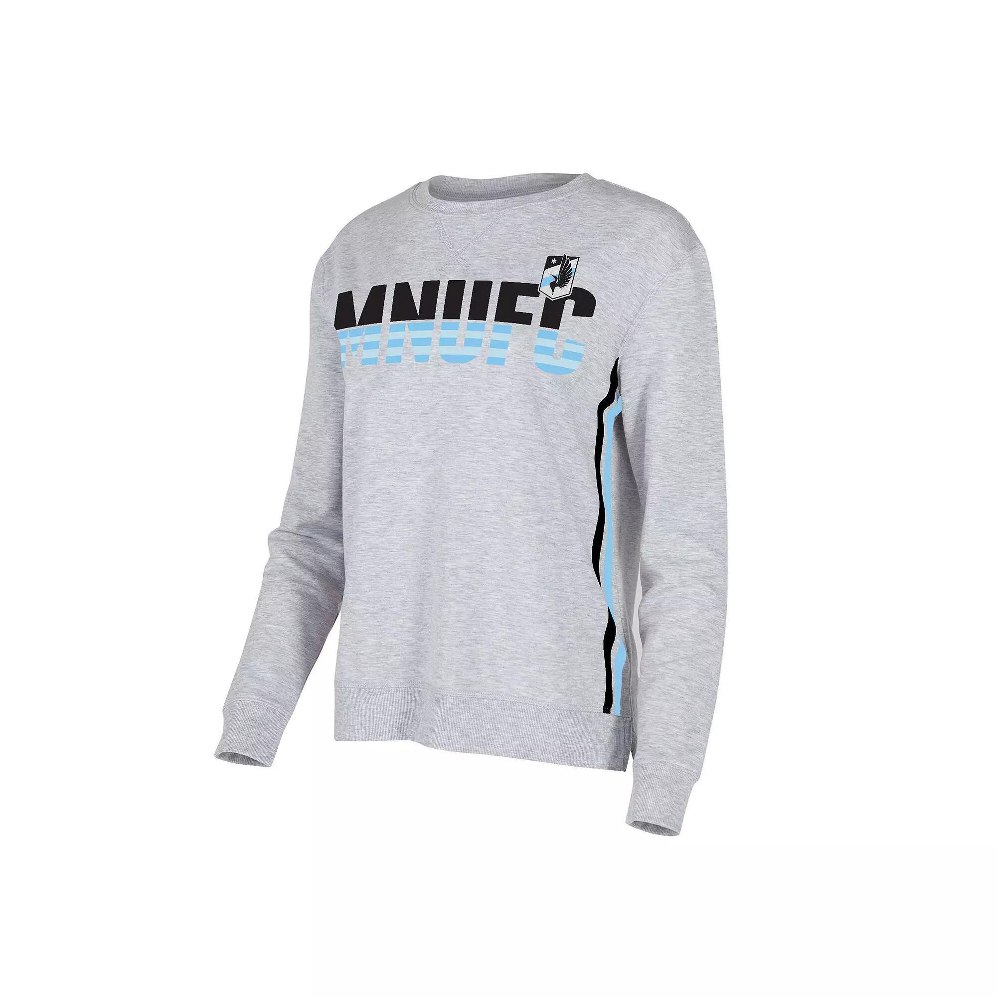 Women's Concepts Sport Gray Minnesota United FC Cedar Tri-Blend Long Sleeve T-Shirt, Size: Small, Mfc Grey Product Image