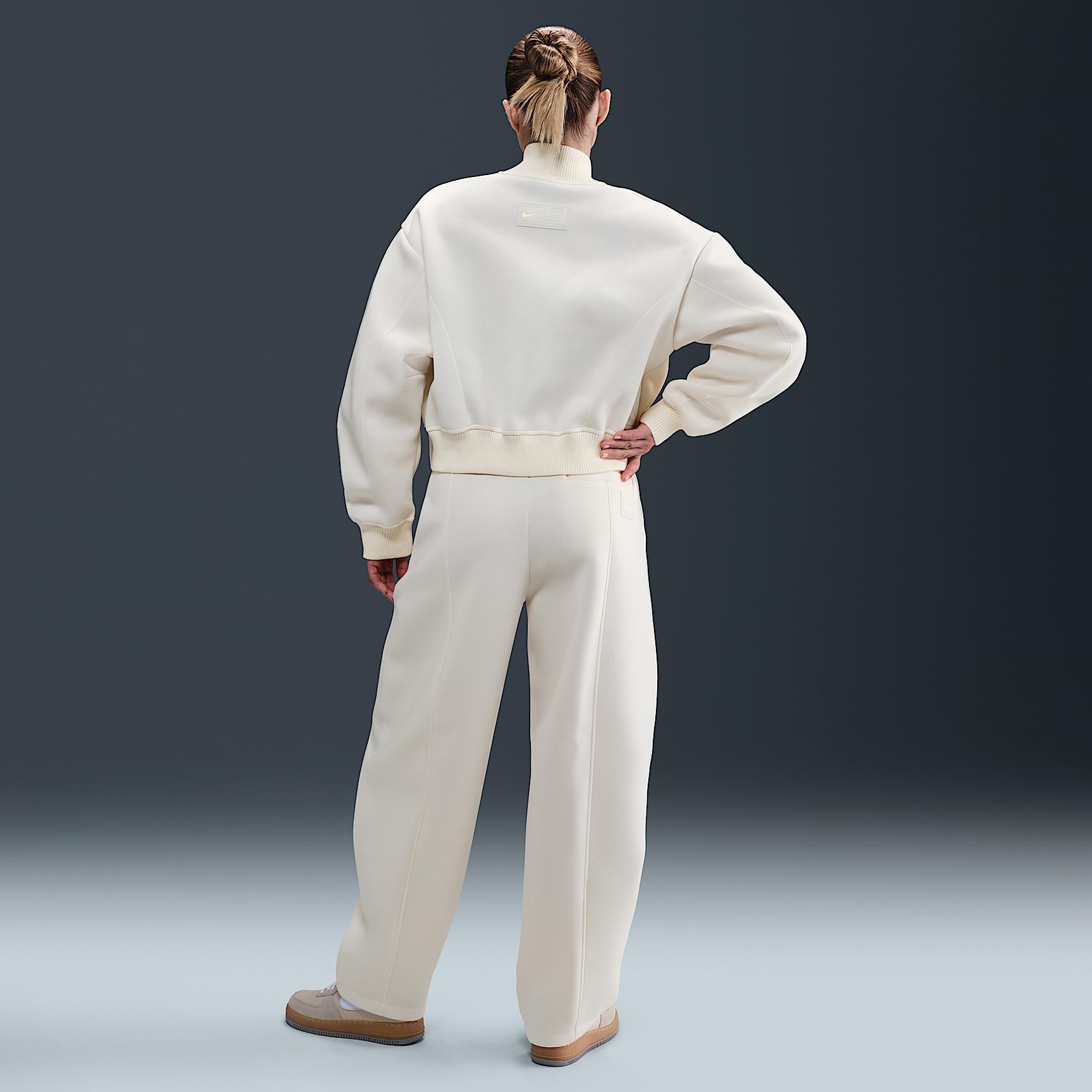 Womens Nike Sportswear Modern Fleece Oversize Destroyer Jacket | IB2679-133 Product Image