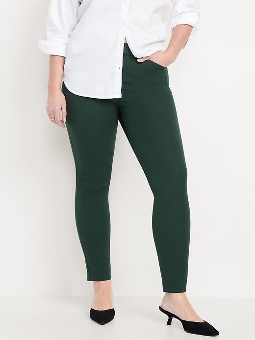 High-Waisted Pixie Skinny Ankle Pants Product Image