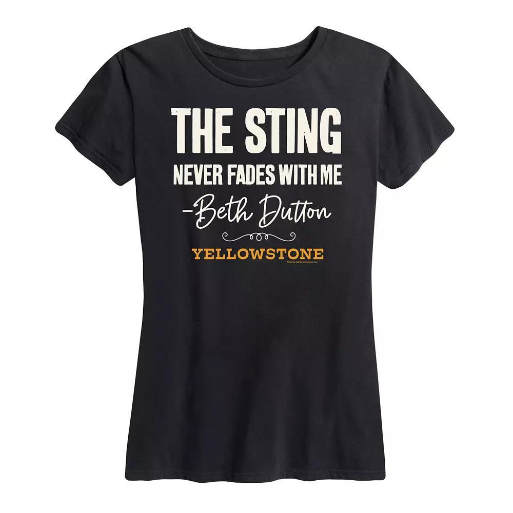 Plus Yellowstone Sting Never Fades Graphic Tee, Women's,  Product Image