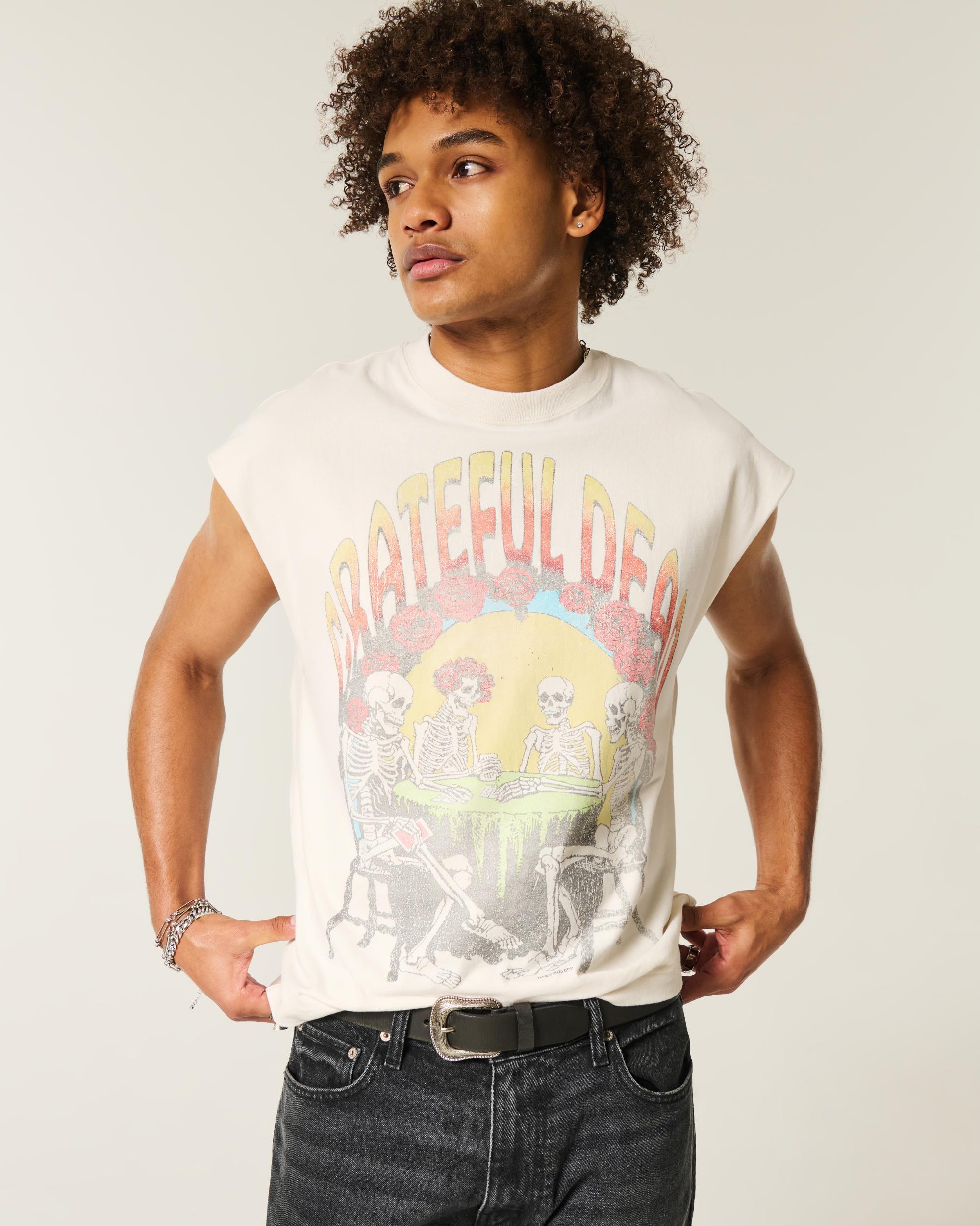 Boxy Heavyweight Grateful Dead Graphic Tank Product Image