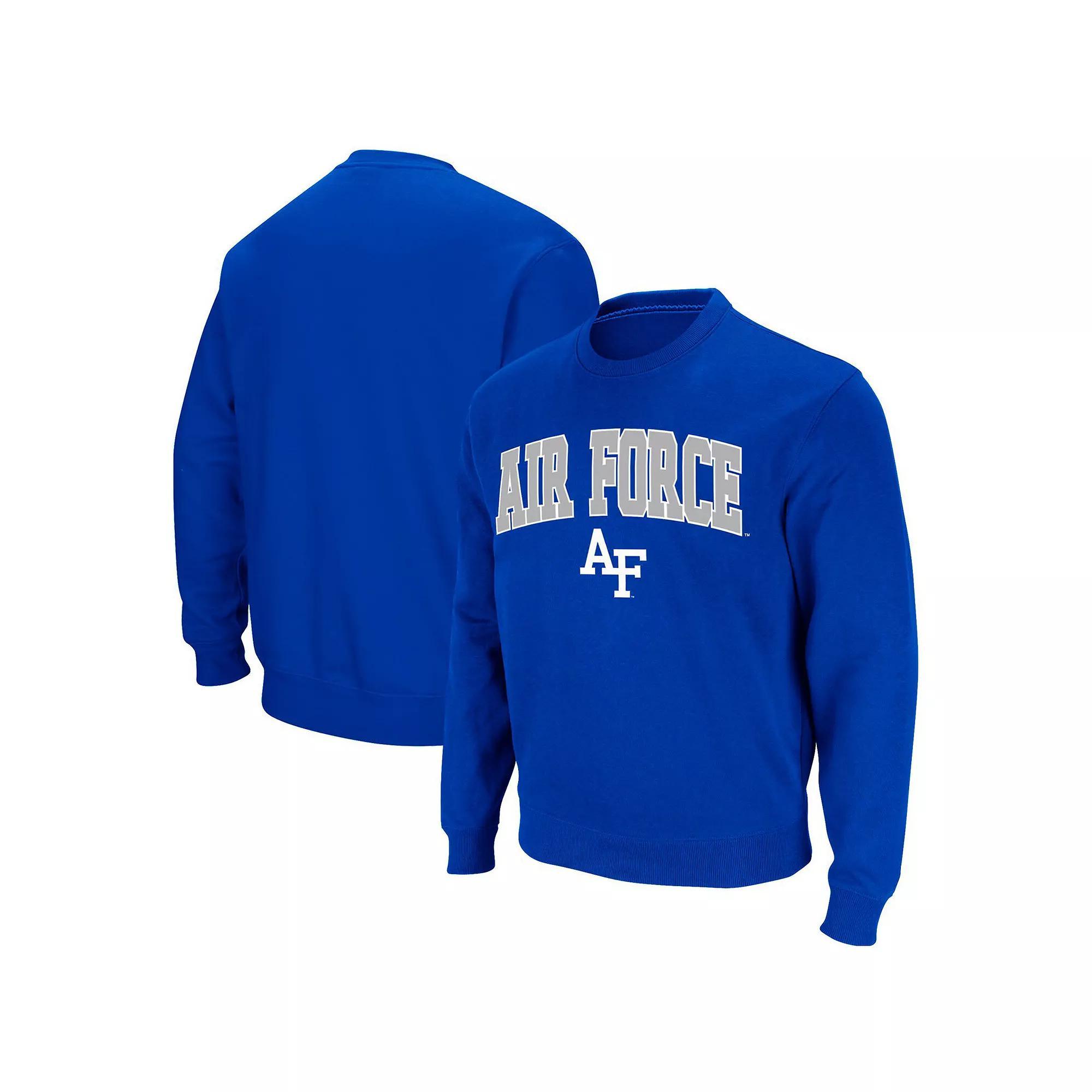 Mens Colosseum Royal Air Force Falcons Arch & Logo Pullover Sweatshirt Product Image