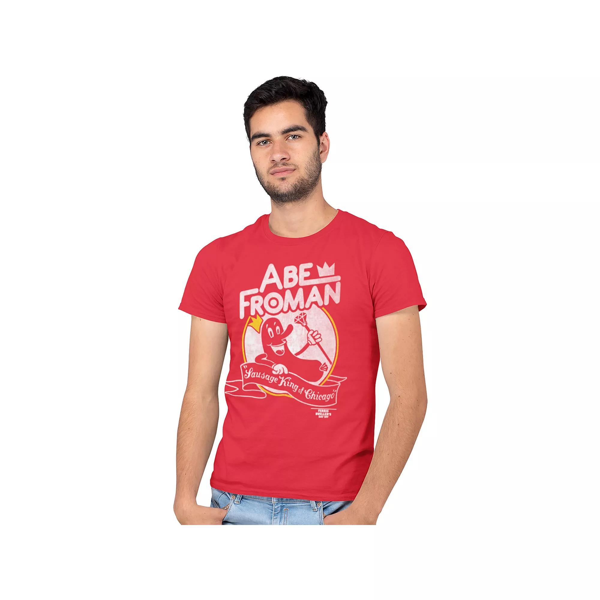 Men's Ferris Bueller Abe Froman Tee, Size: Large, Red Product Image
