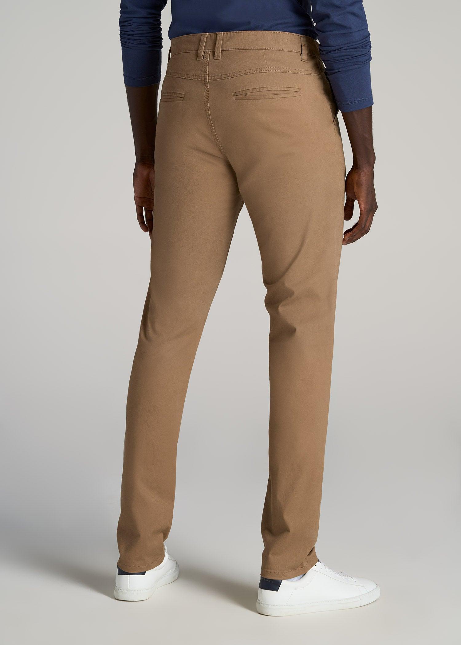 Carman TAPERED Chinos in Camo Green - Pants for Tall Men Product Image