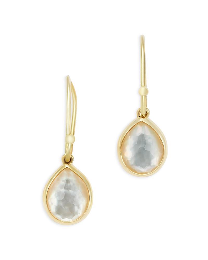 Teeny Teardrop Earrings in 18K Gold Product Image