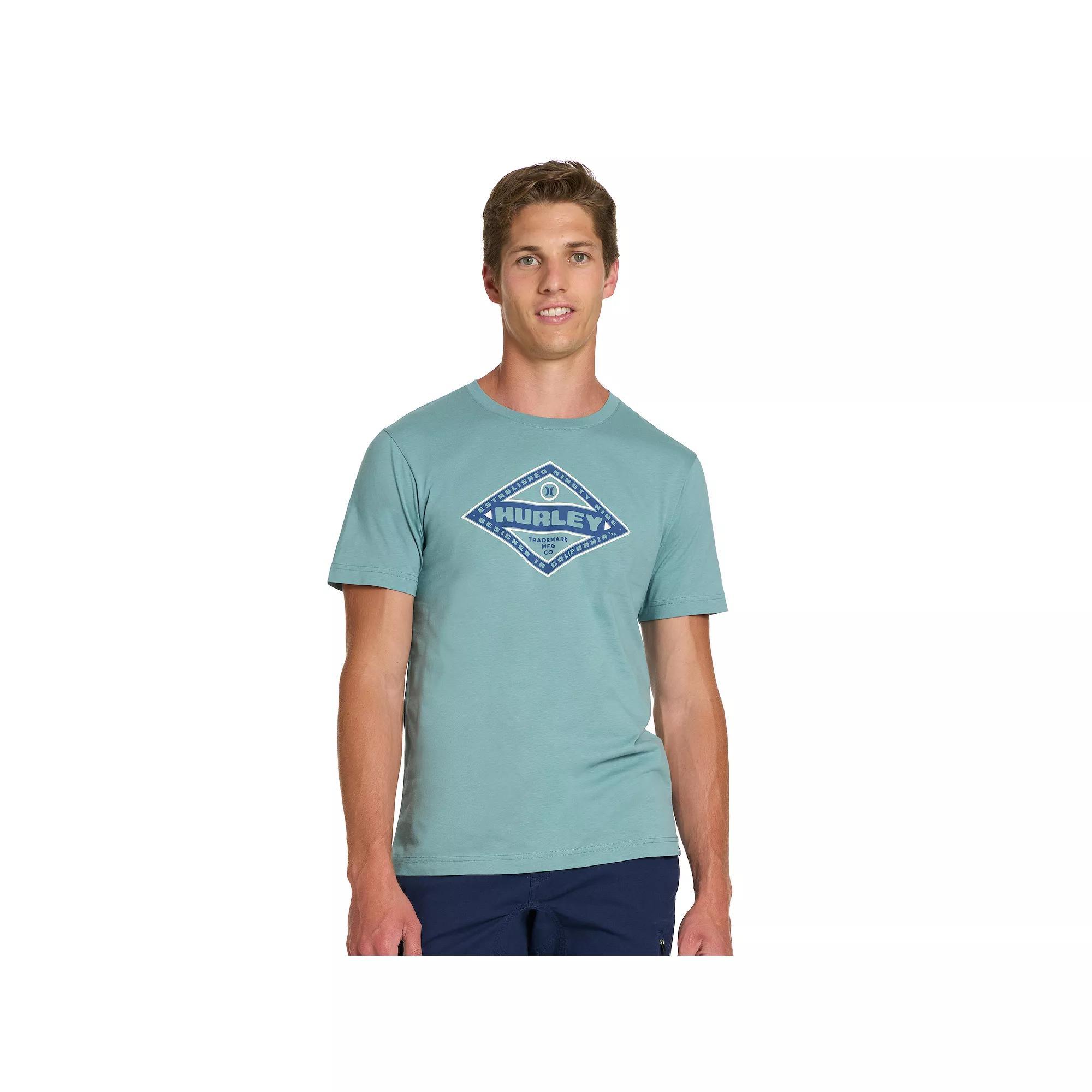 Men's Hurley Graphic Tee, Size: XS, Diamond Artillery Product Image
