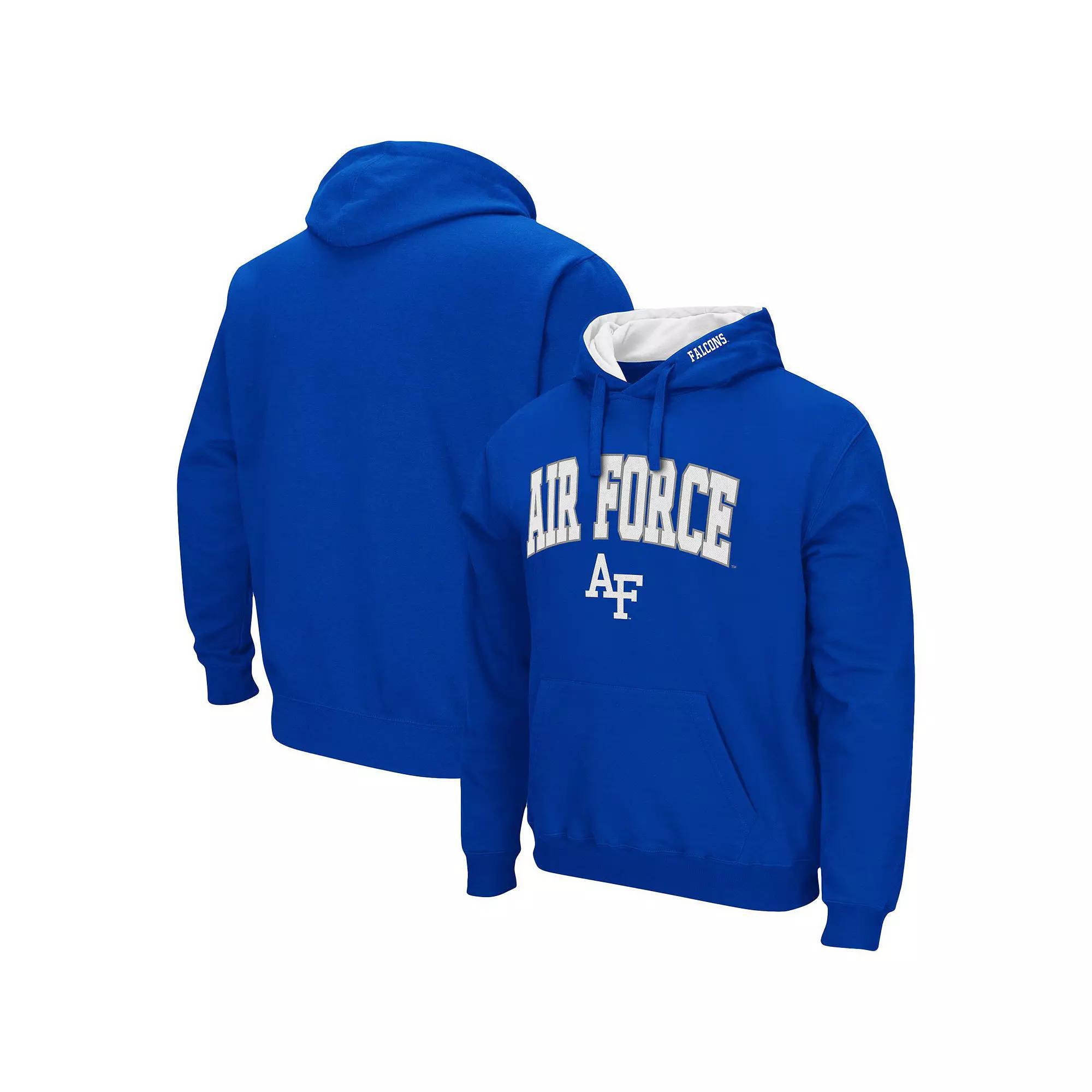 Men's Colosseum Red Wisconsin Badgers Arch & Logo 3.0 Pullover Hoodie,  Product Image