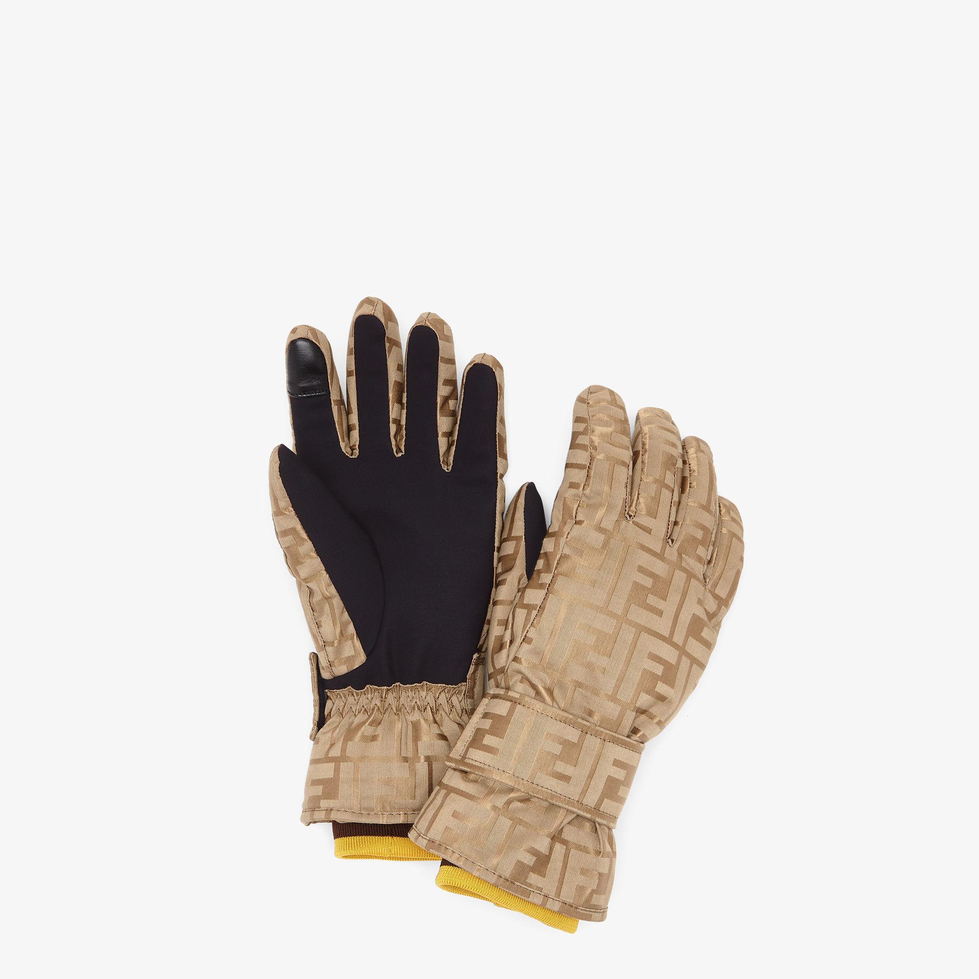 Ski GlovesBeige FF nylon gloves Product Image