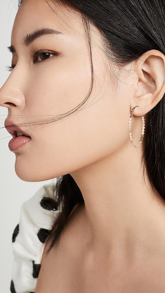 Jennifer Zeuner Jewelry Drea Hoop Earrings | Shopbop Product Image