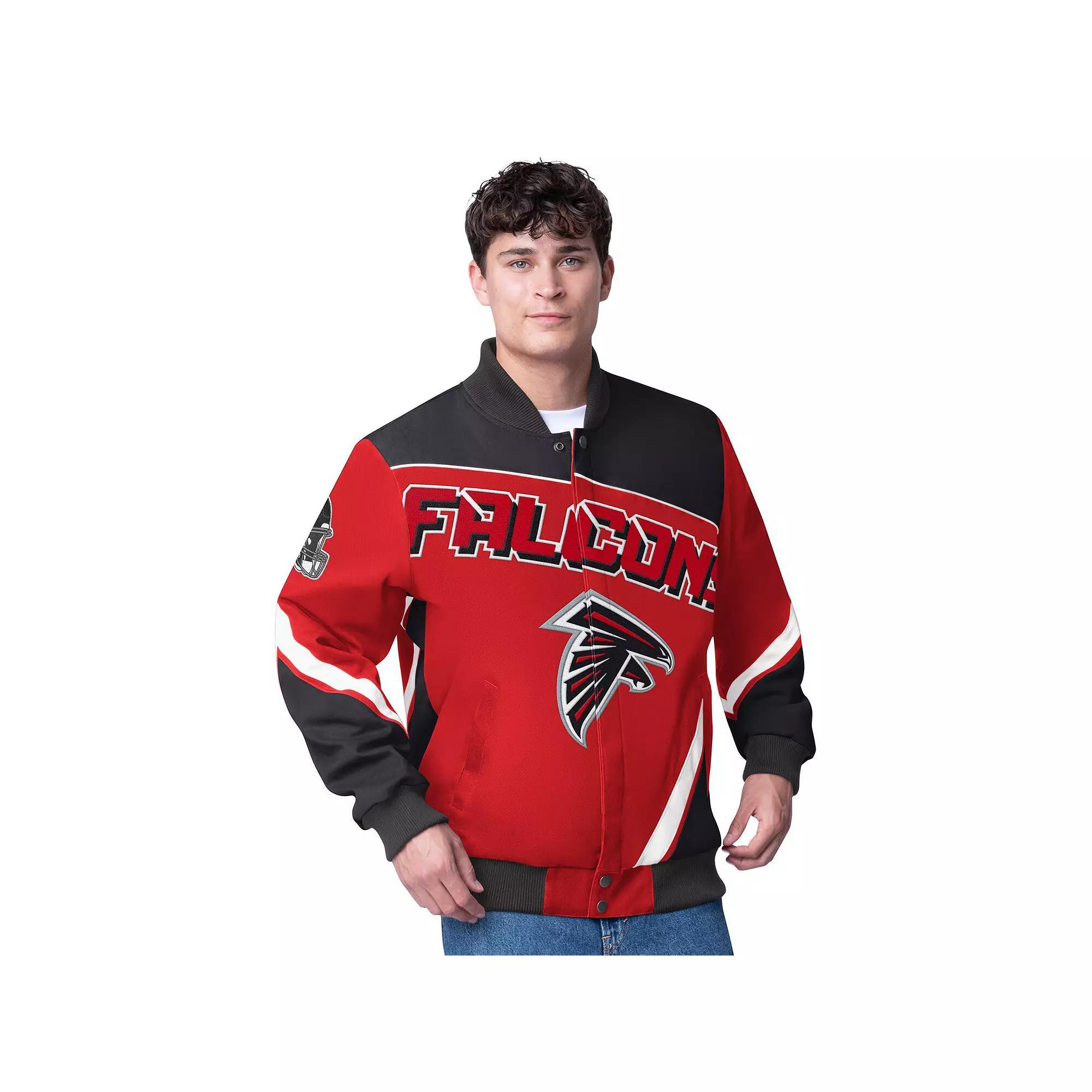 Men's G-III Extreme  Red Atlanta Falcons Maximum Racing Full-Zip Jacket, Size: Medium Product Image
