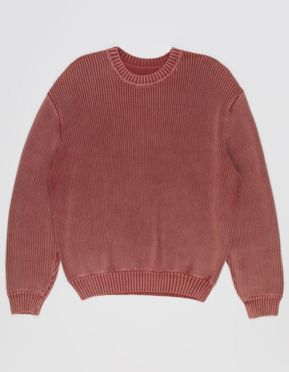 RSQ Mens Washed Ribbed Sweater Product Image