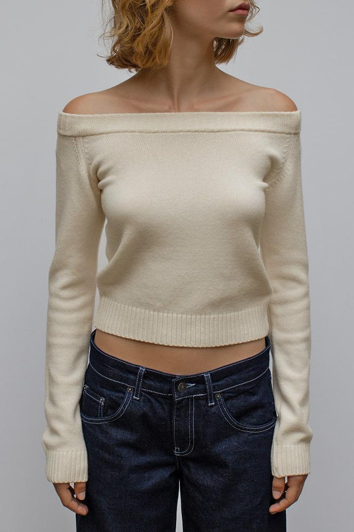 Boat neck sweater Product Image