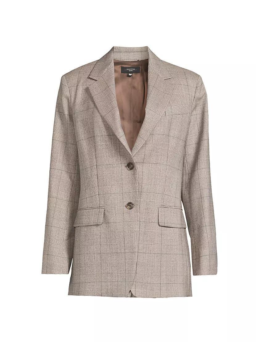 Burgos Plaid Tailored Jacket Product Image