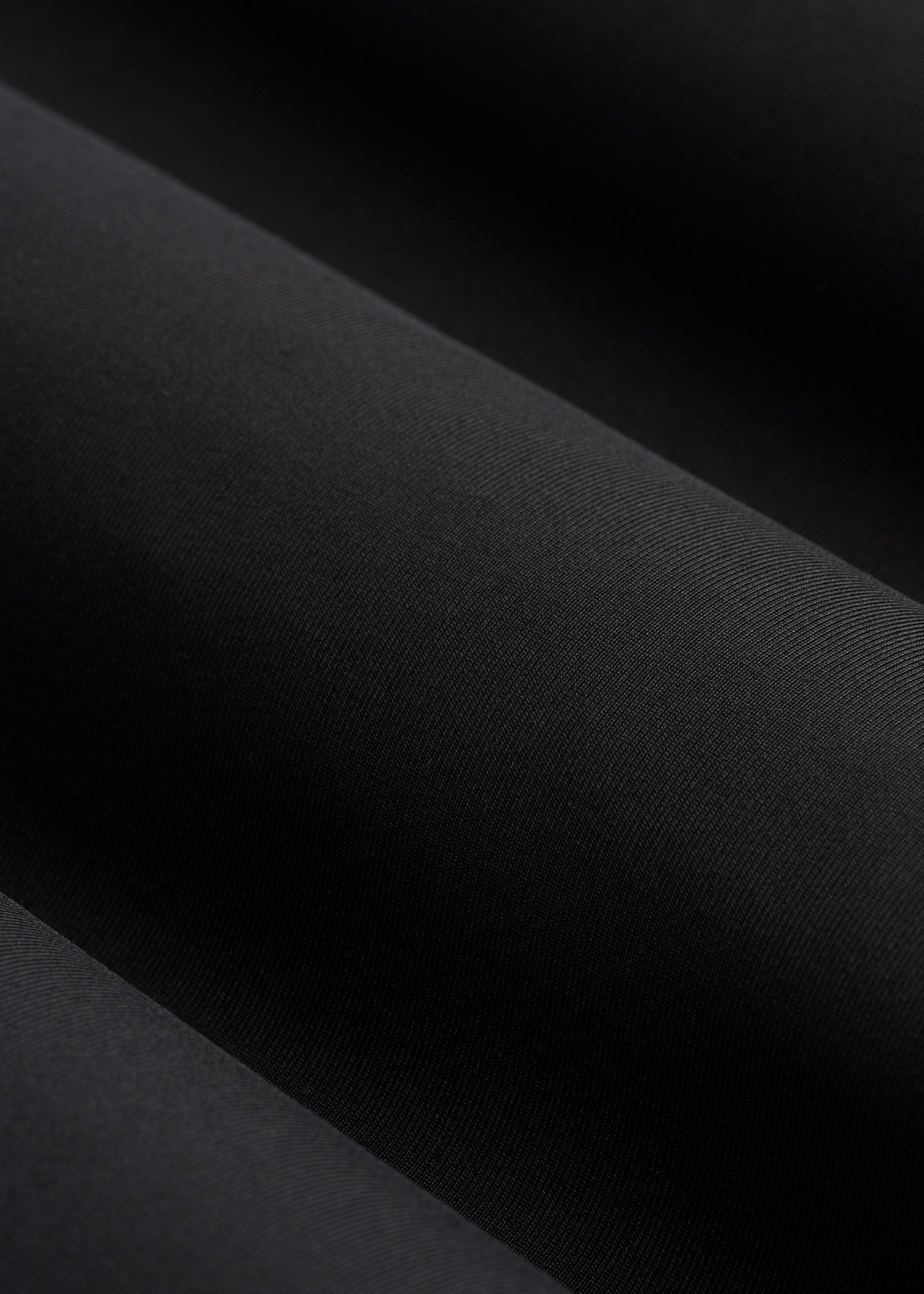 Long Sleeve UPF 50 Rash Guard for Tall Men in Black Male Product Image