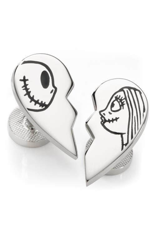 Mens Disney Jack & Sally Simply Meant To Be Cufflinks Product Image