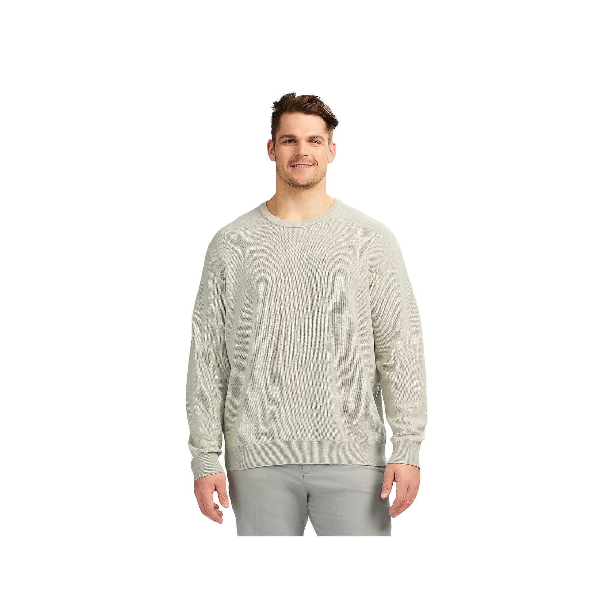 Big & Tall IZOD Honeycomb Crewneck Sweater, Men's,  Product Image