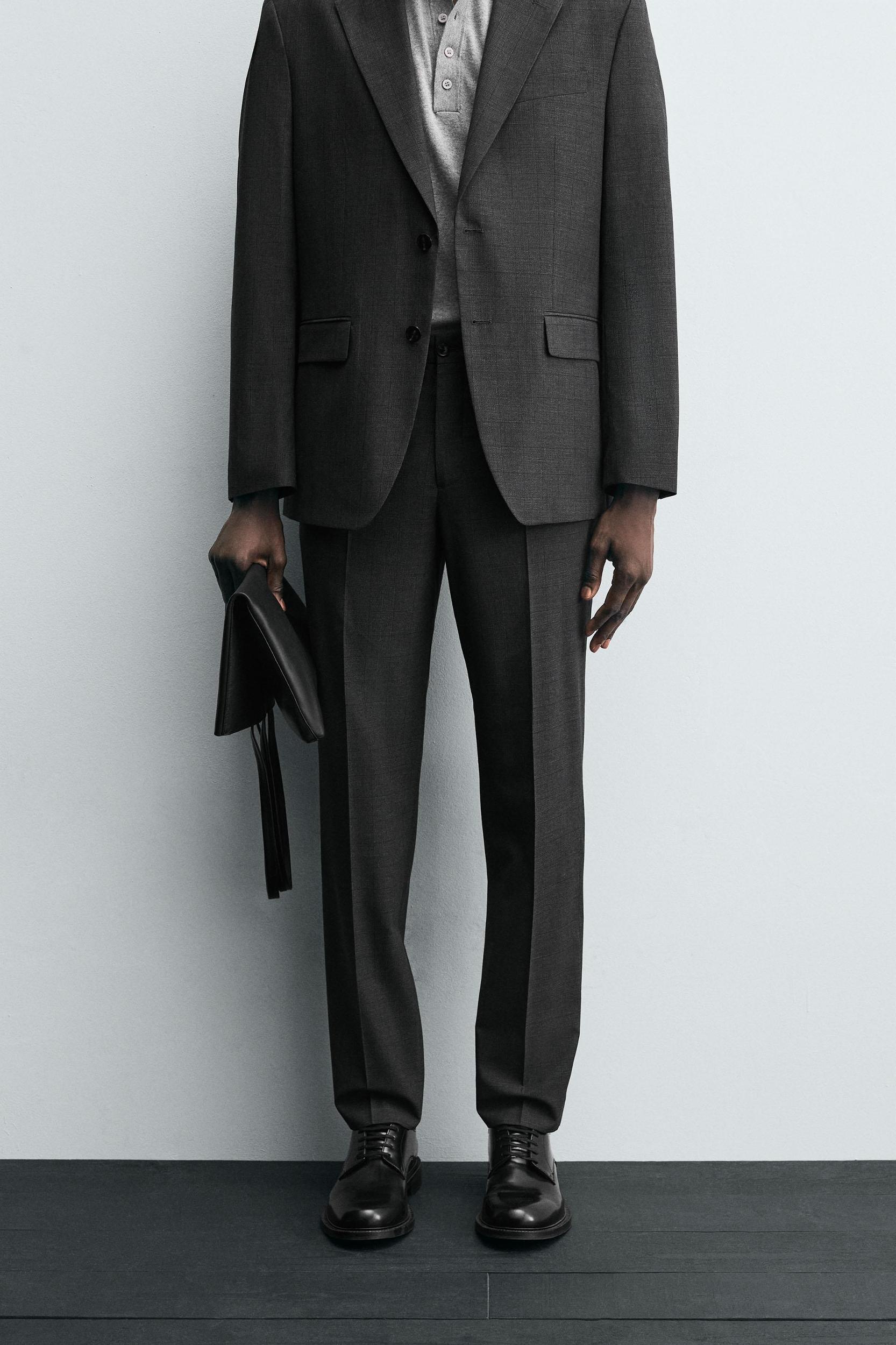 CHECK SUIT PANTS Product Image