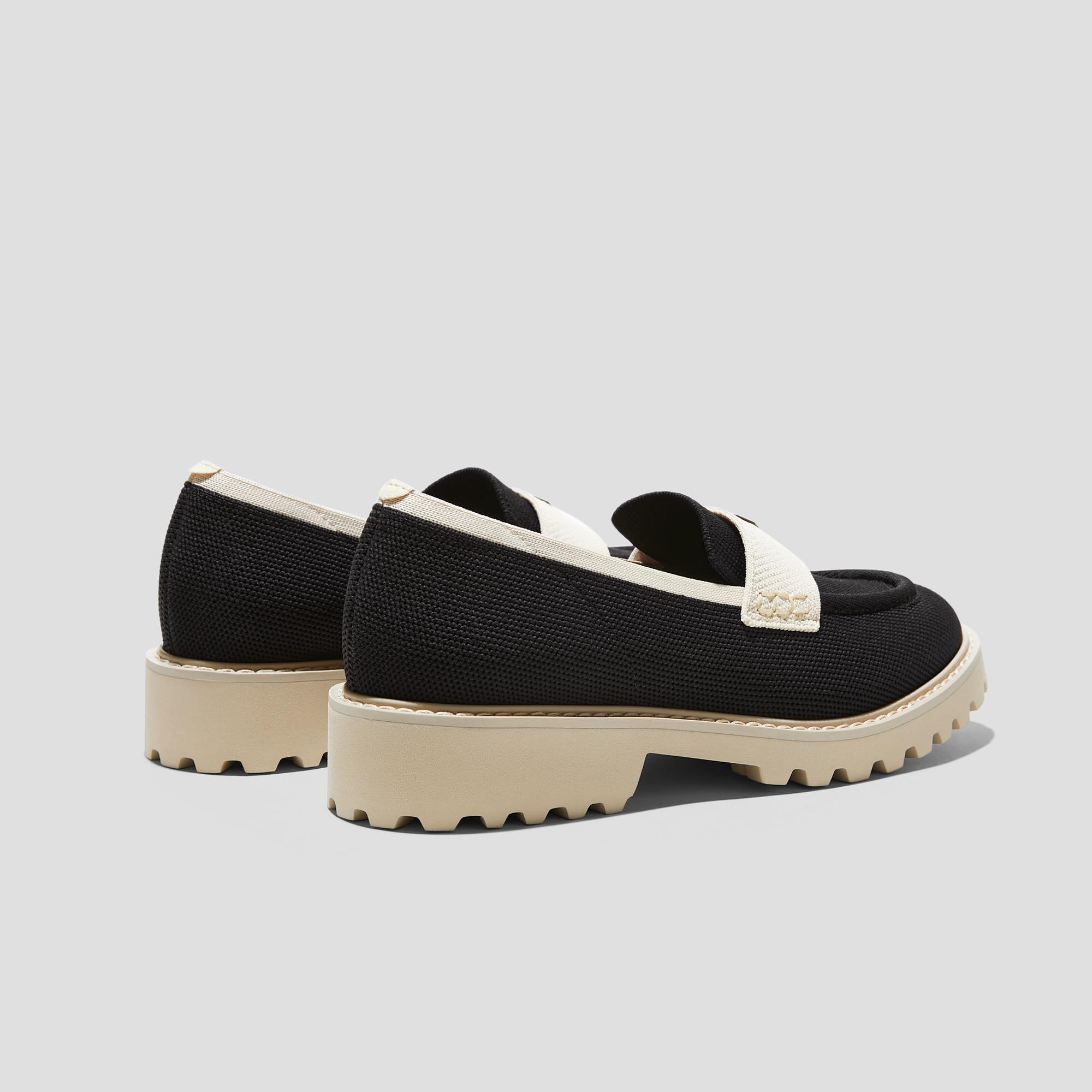 Round-Toe Platform Chunky Heel Loafers (Francesca) Product Image