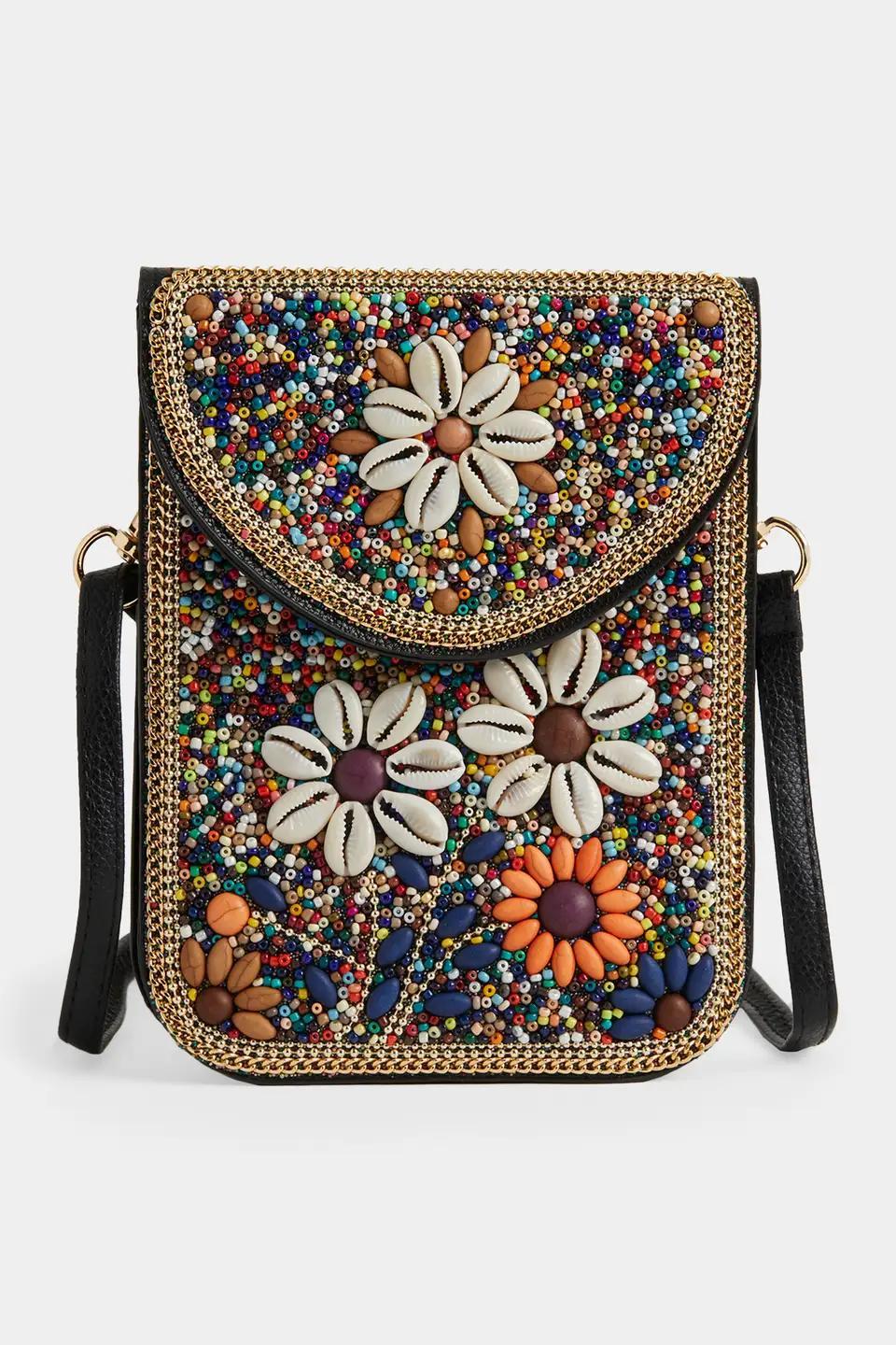 Artisan Beaded Crossbody Product Image