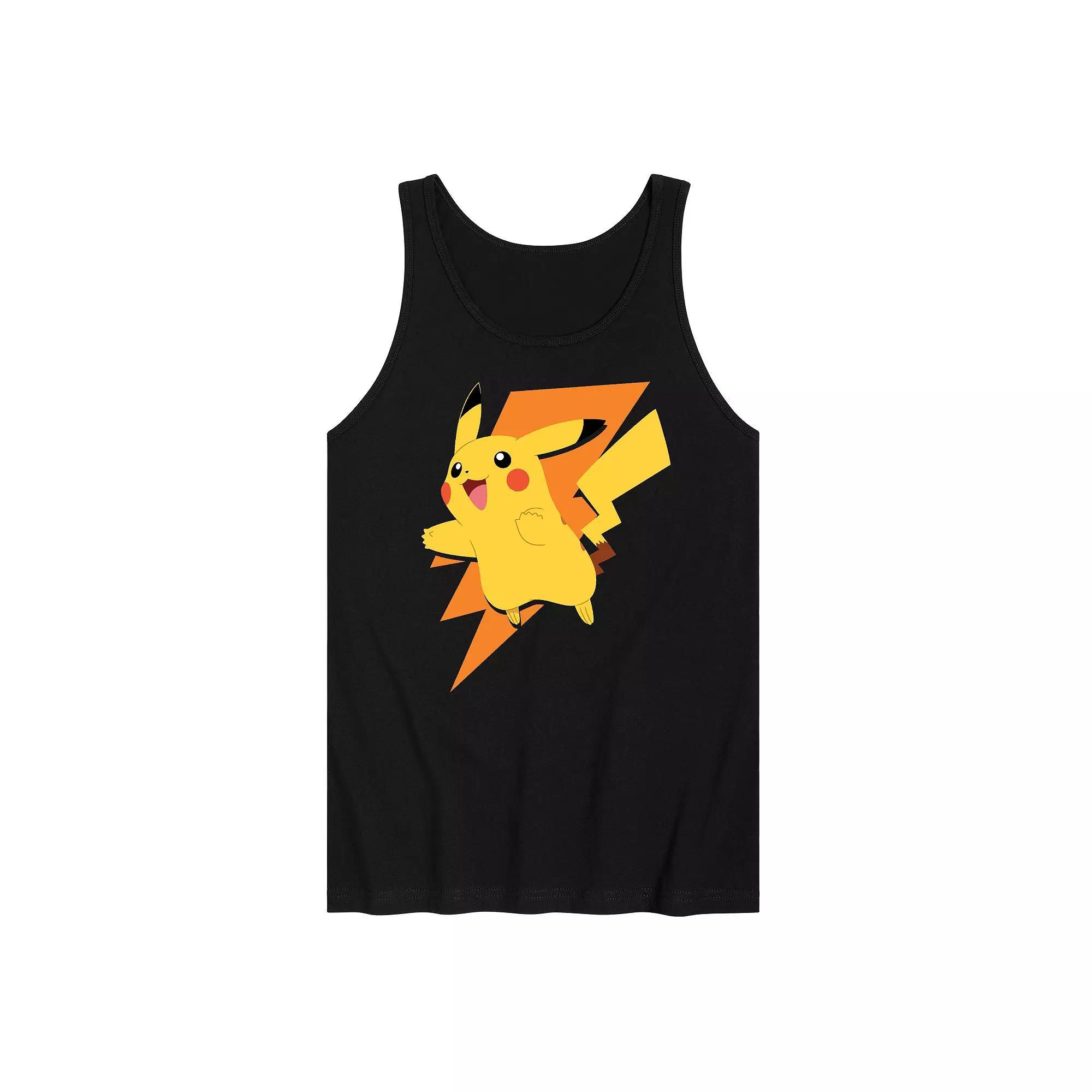Men's Pokemon Pikachu Bolt Tank Top,  Product Image