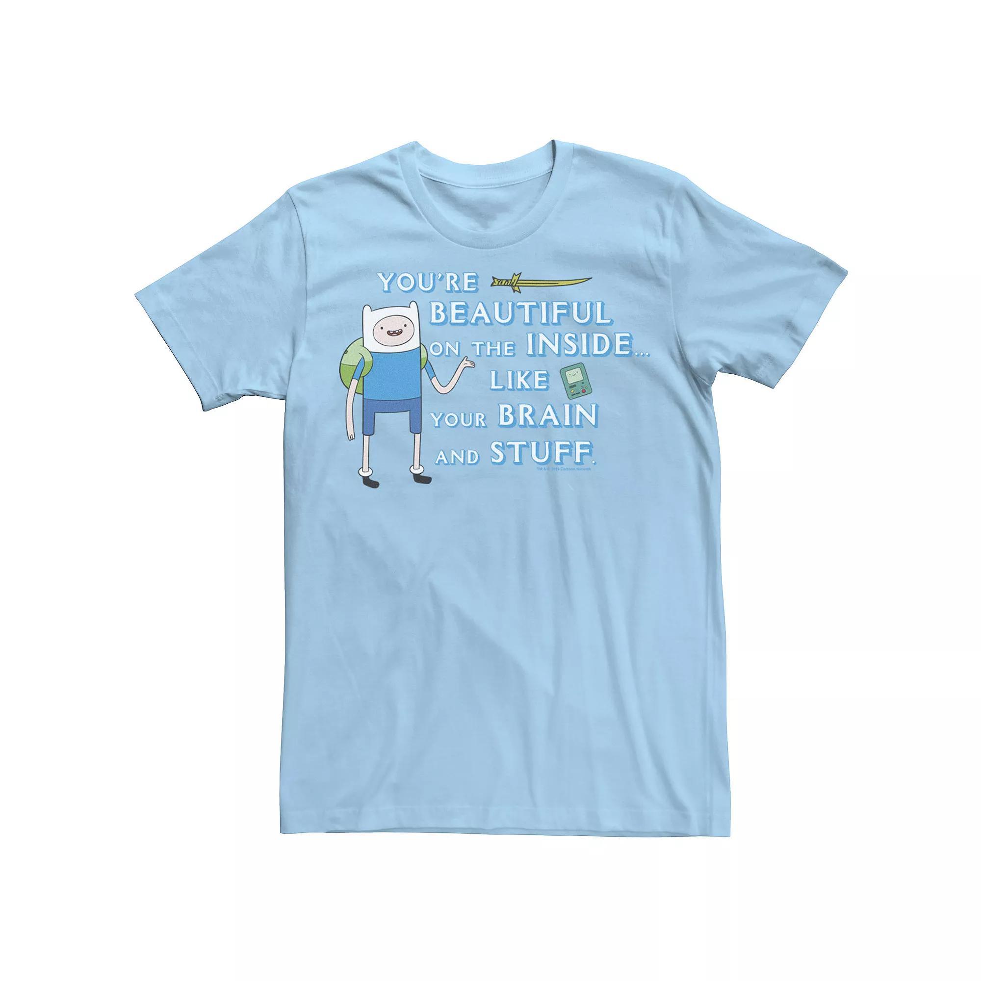 Men's Cartoon Network Adventure Time Finn You're Beautiful Inside Portrait Tee,  Product Image