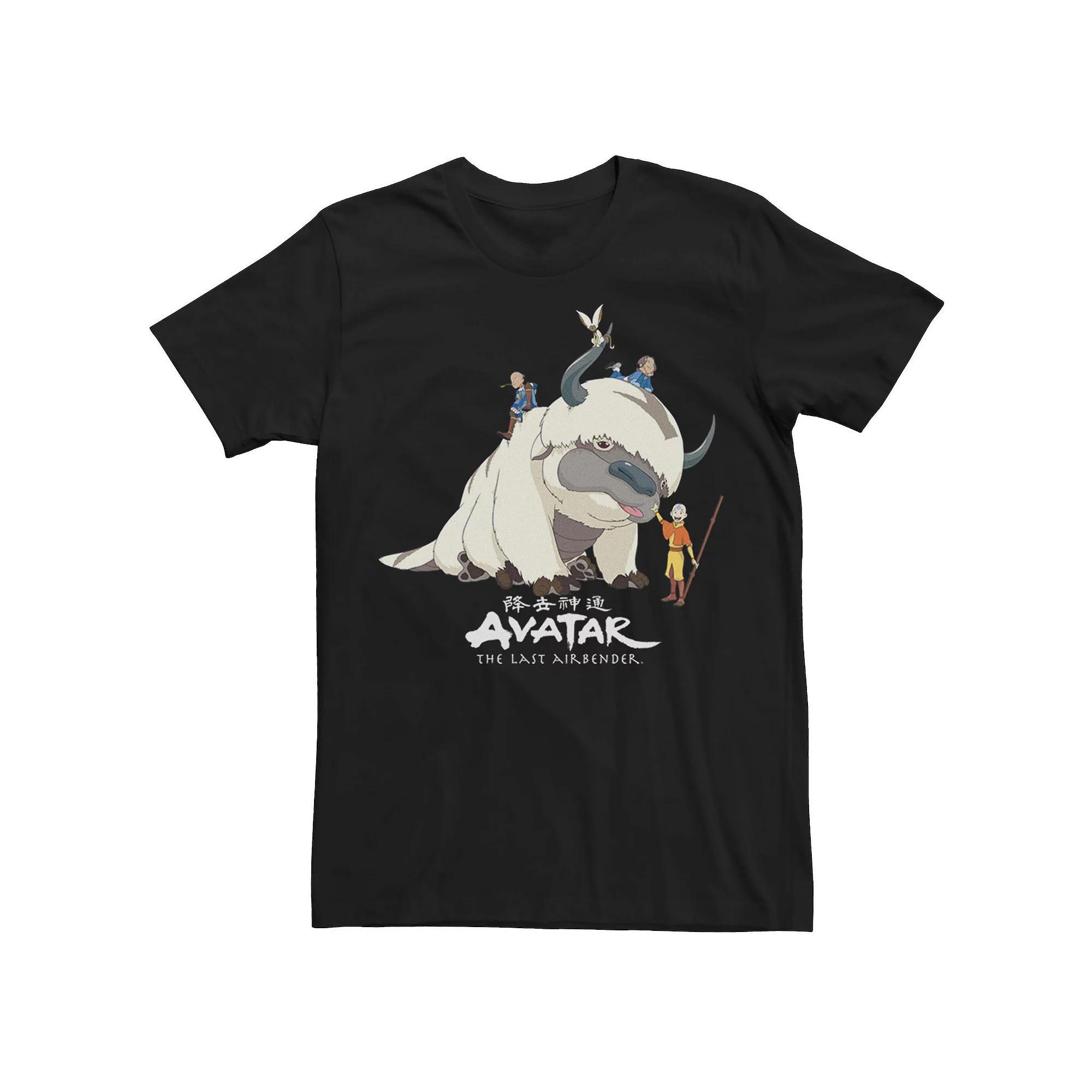 Men's Avatar: The Last Airbender Appa Ride Group Shot Tee,  Product Image
