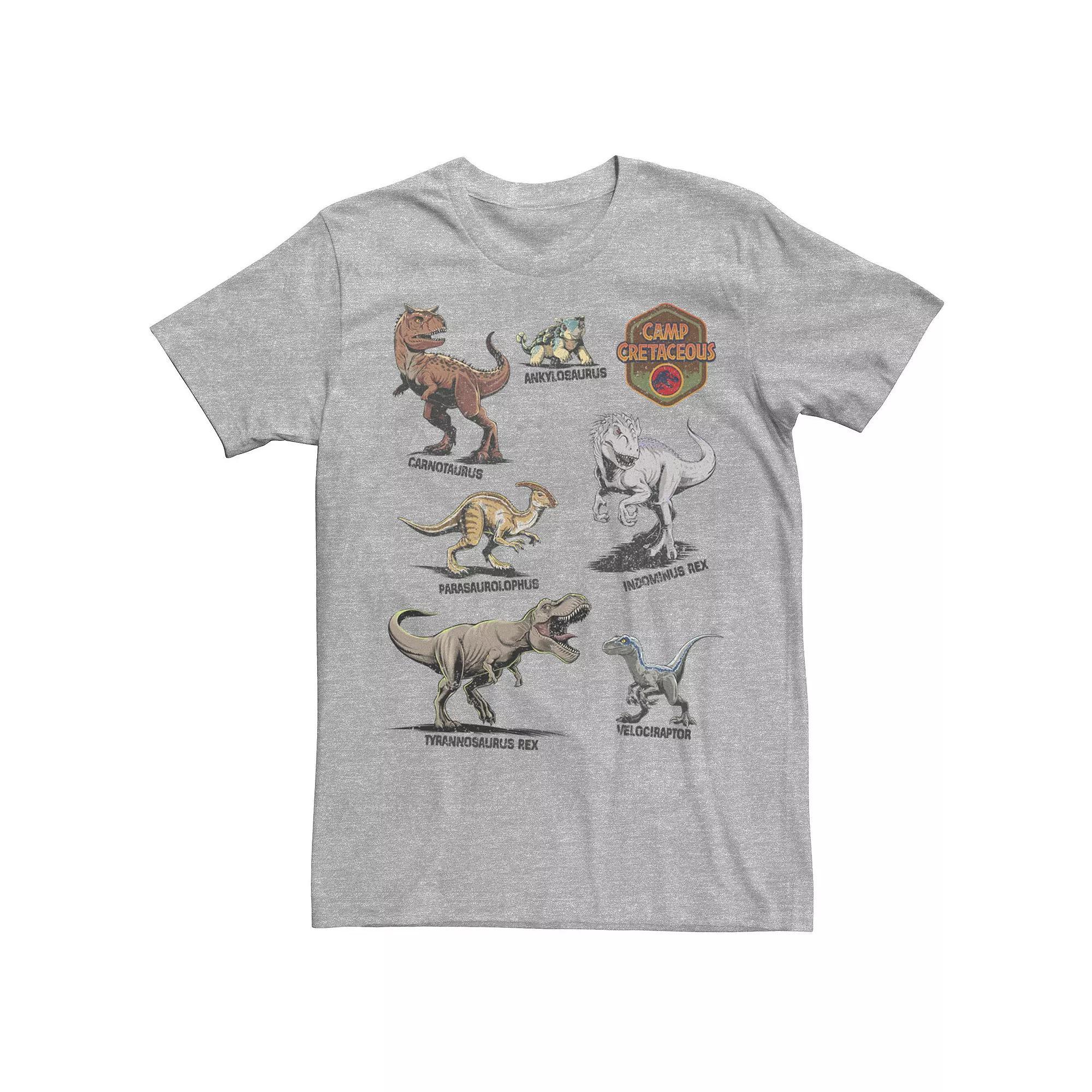 Men's Jurassic World: Camp Cretaceous Dinosaur Names Tee,  Product Image