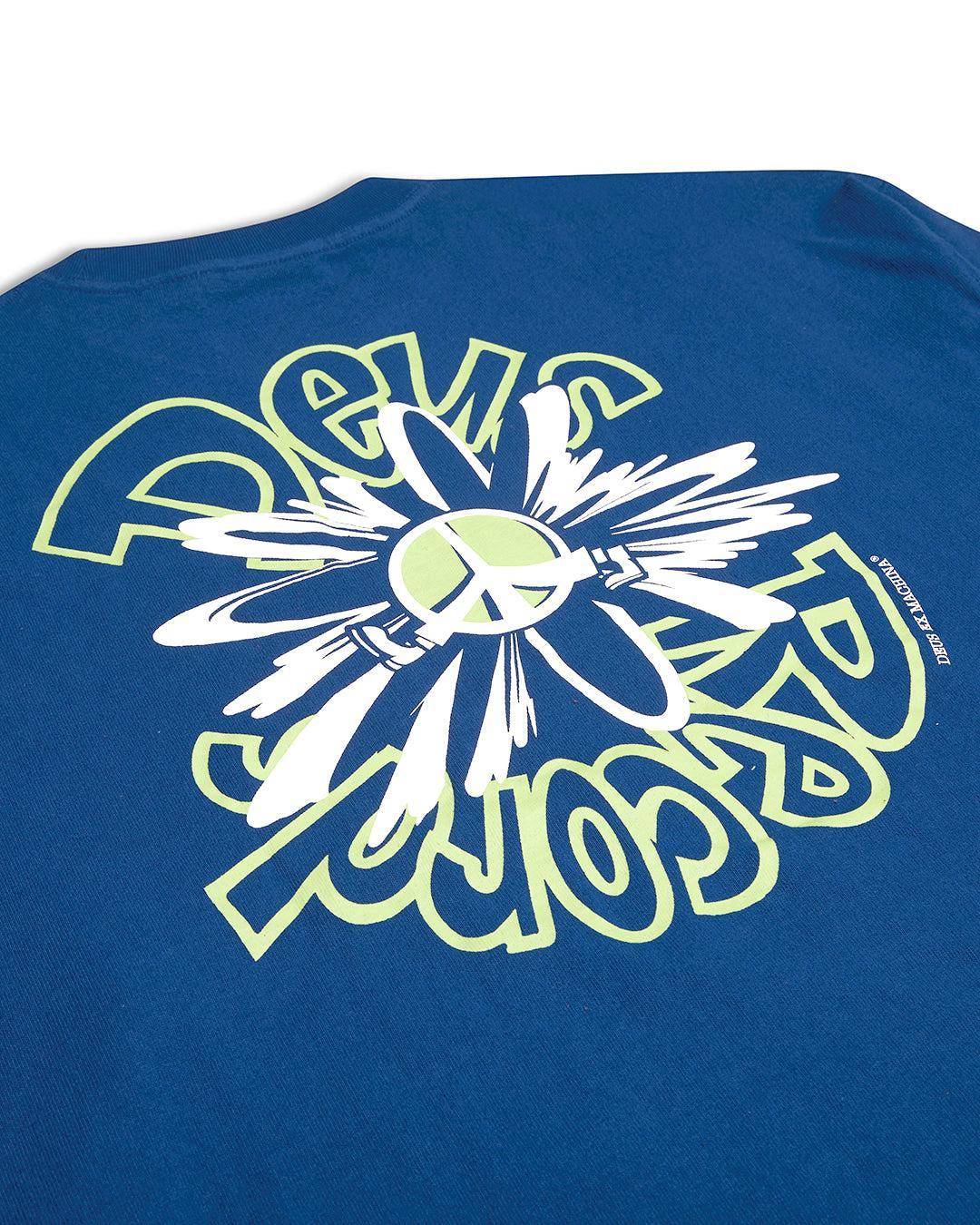 Piece Of Scrap Long Sleeve Tee - Blue Product Image