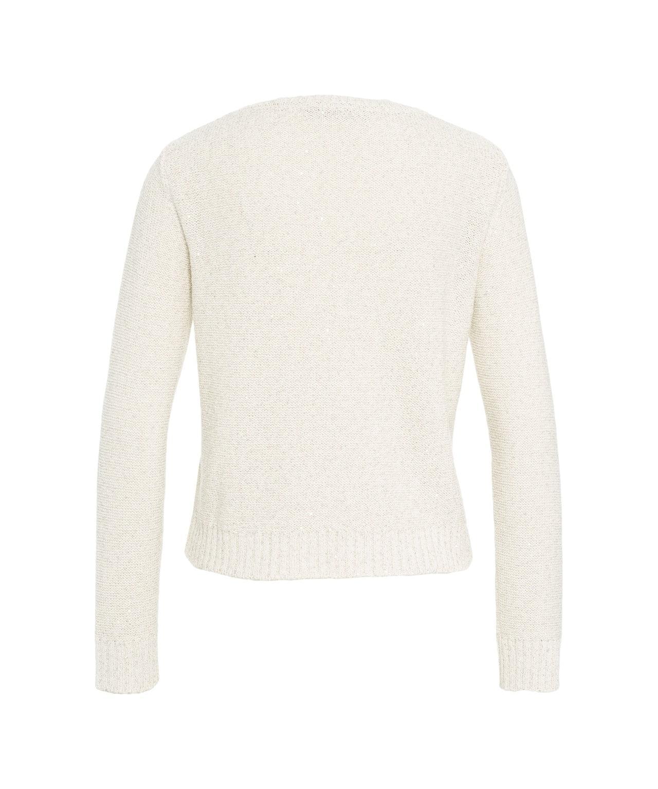 Knit sweater with sequins Product Image