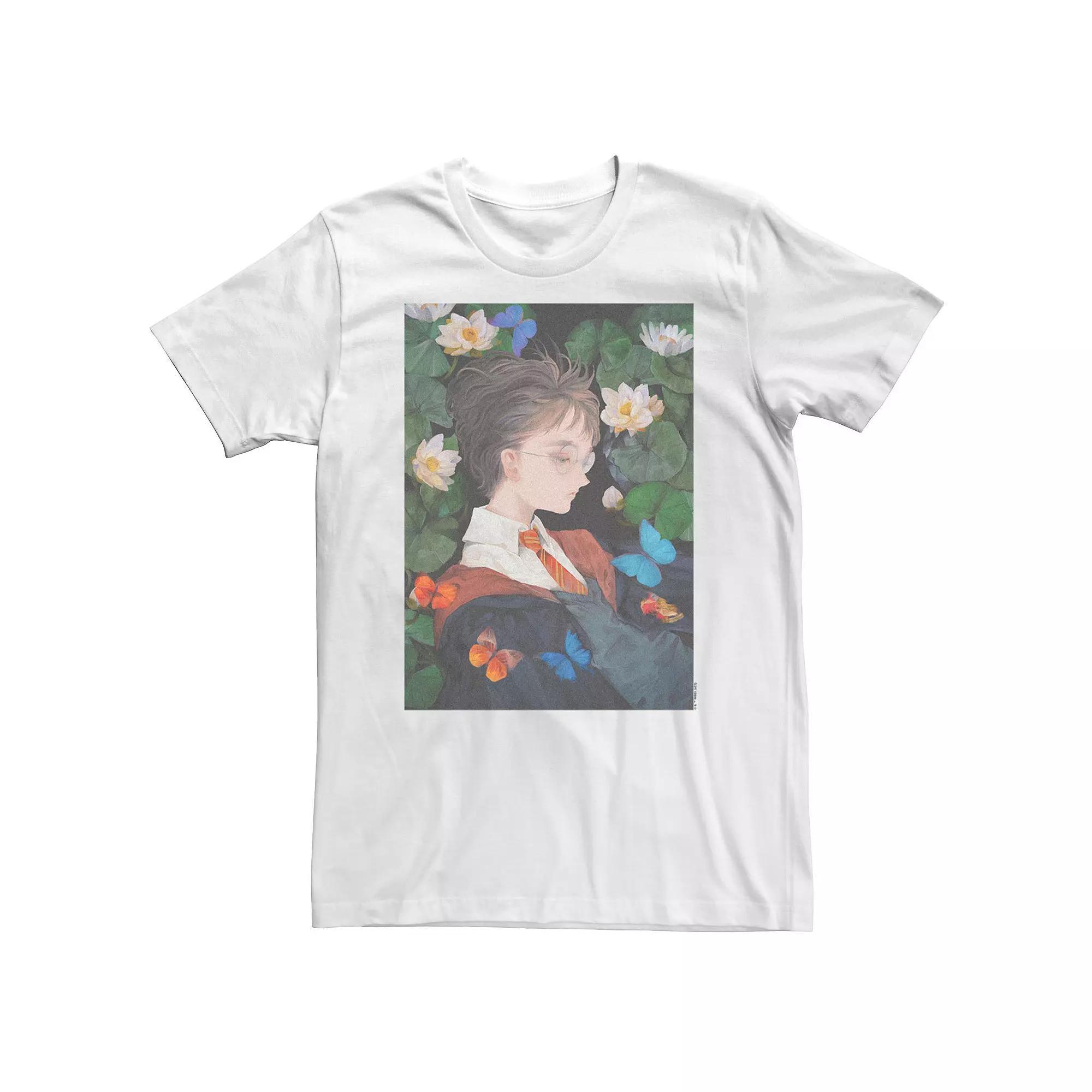 Big & Tall Harry Potter Deathly Hallows 2 Harry Potter Lily Pad Tee, Men's,  Product Image