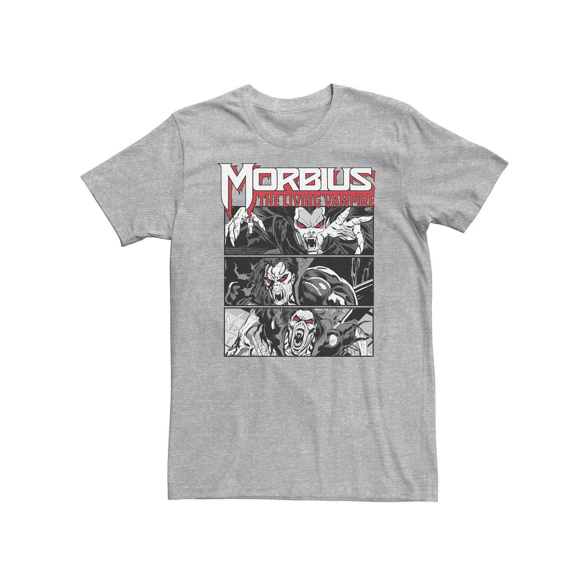 Big & Tall Marvel Morbius The Living Vampire Comic Panels Tee, Men's,  Product Image