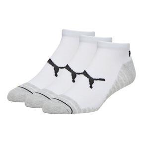 PUMA Mens Select Terry Low Cut Socks (3 Pairs) in White Product Image