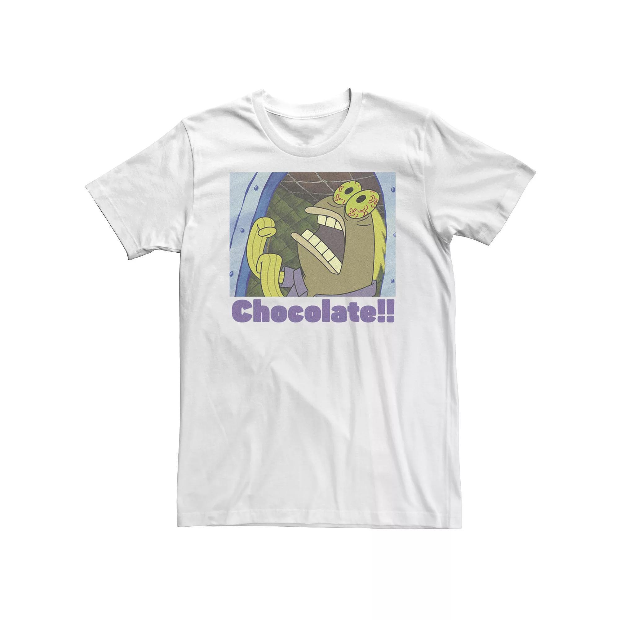 Big & Tall SpongeBob SquarePants Fish "Chocolate!" Tee, Men's,  Product Image