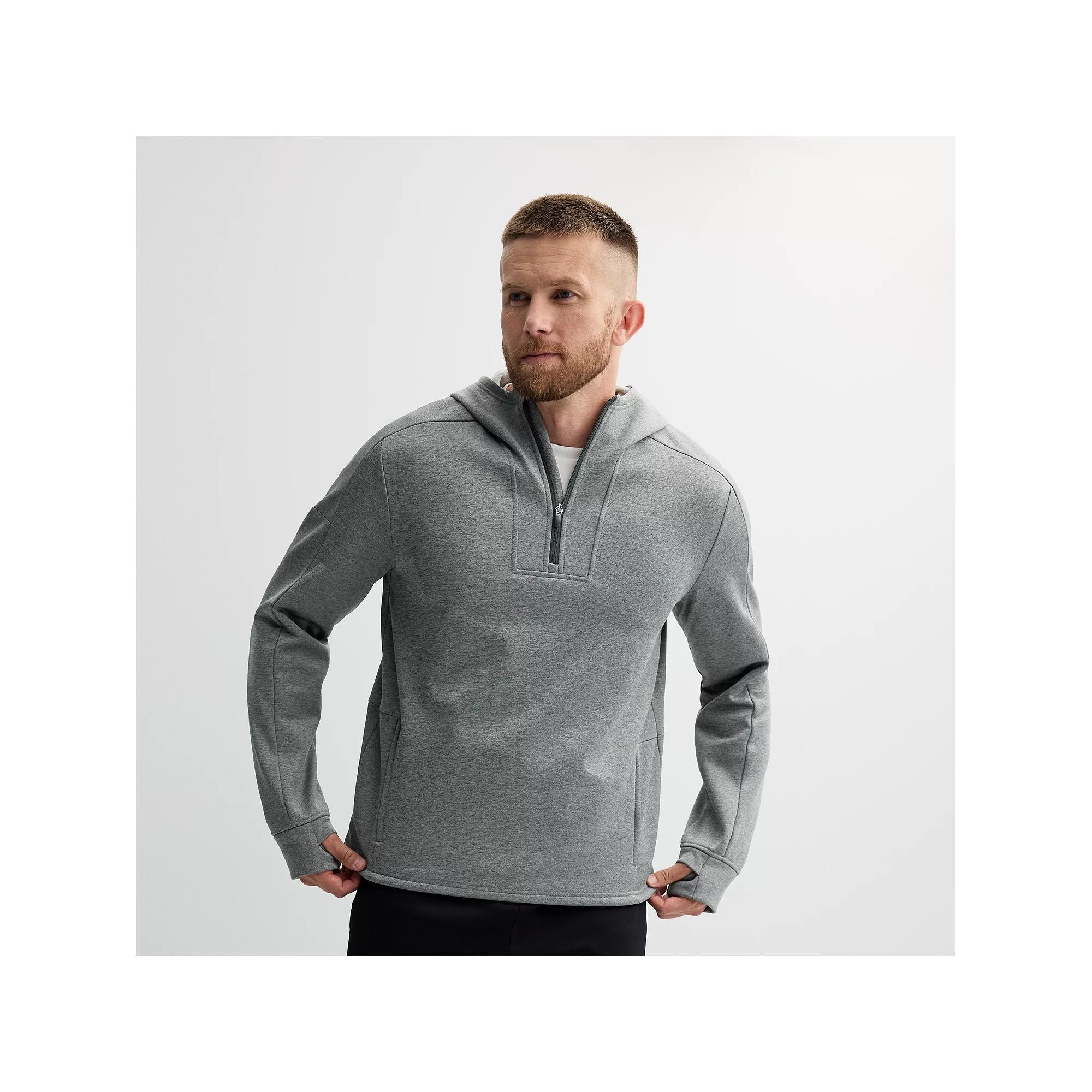 Men's Tek Gear® Performance Fleece Half-Zip, Size: XS, Hawk Silver Cd Product Image