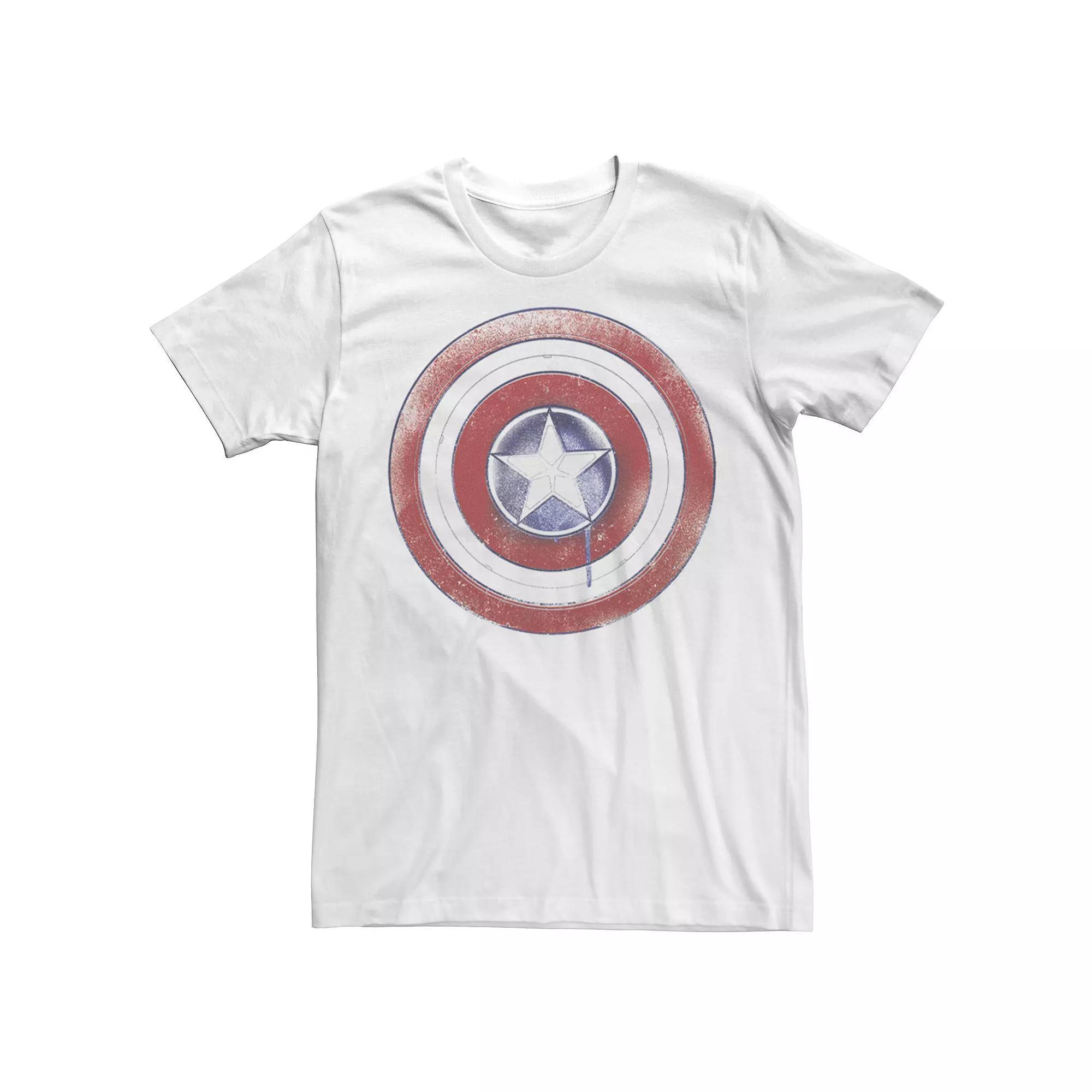 Big & Tall Marvel The Falcon And The Winter Soldier Shield Logo Tee, Men's,  Product Image