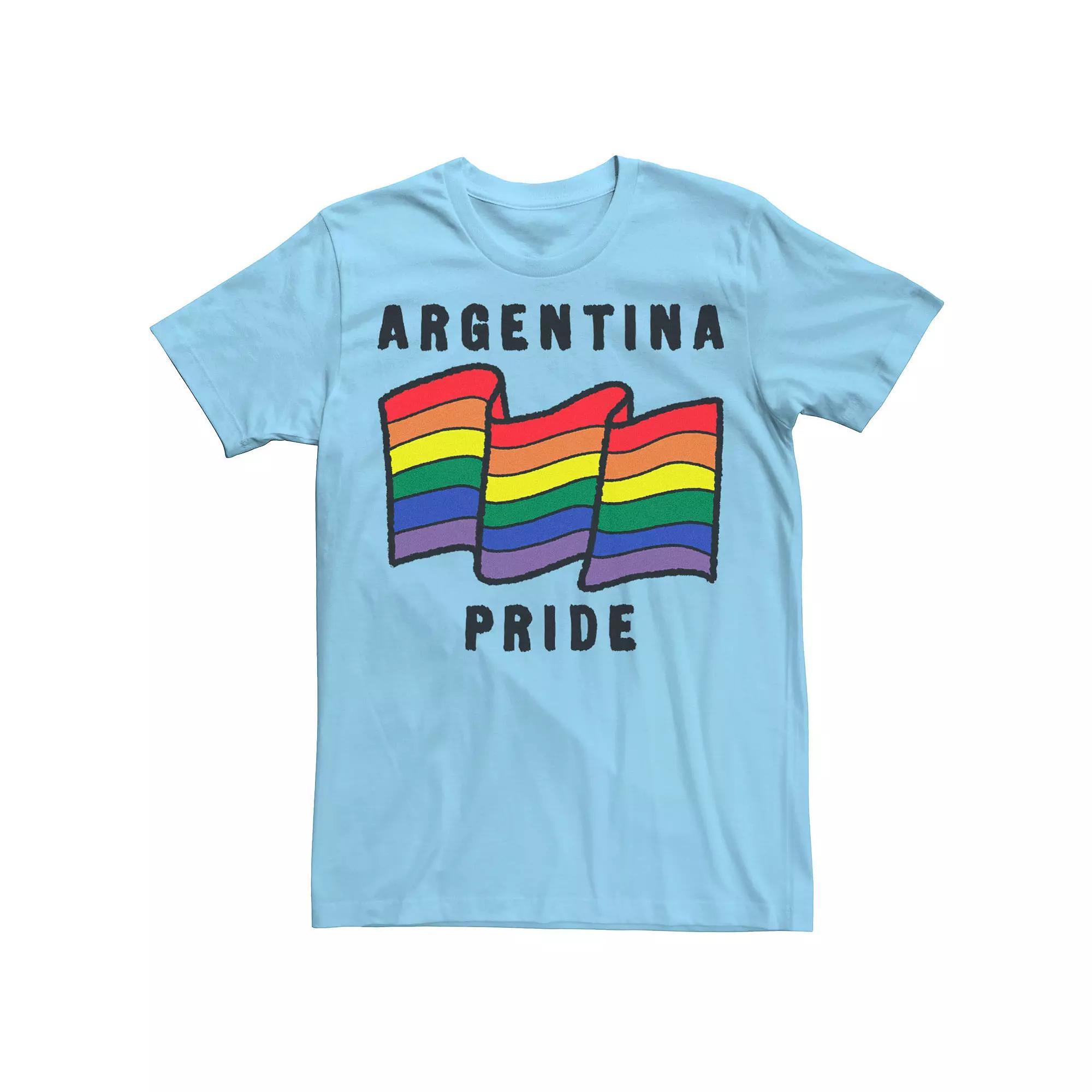 Men's Gonzales Argentina Pride Sketched Flag Tee,  Product Image